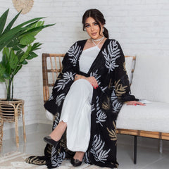 Jalabiya Dori yarn Embroidery dress