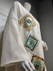 Jalabiya Beaded embroidery Loose Fashion dress