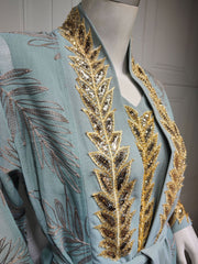 Jalabiya Ice Crepe Dori yarn dress