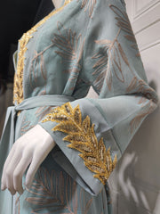 Jalabiya Ice Crepe Dori yarn dress