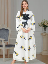 Jalabiya Sequin embroidery dress