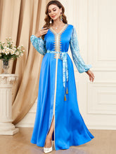 Jalabiya Waist retraction Bead embroidery Special Dress