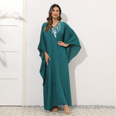 Chiffon Solid Color Plus Size Loose Casual Long Robe