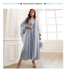 Jalabiya Embroidery printing dress