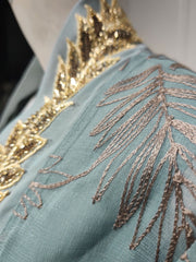 Jalabiya Ice Crepe Dori yarn dress