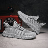 Men's shoes 2023 new summer breathable thin section flying mesh shoes men's casual all-match deodorant mesh sports trendy shoes