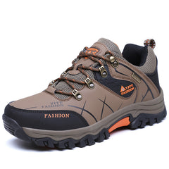 New men's and women's shoes hiking shoes cotton shoes low top leather large size outdoor hiking shoes