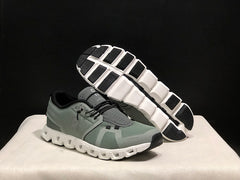 Green and white Ang running ON Cloud X 5 Shift cushioning hiking shoes hiking shoes light casual sports shoes