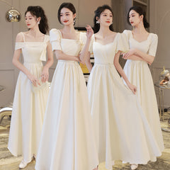 Champagne bridesmaid dress long 2022 spring and summer new bridesmaid dress wedding sister dress graduation dress slim