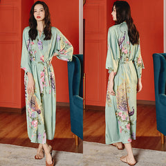 New light large size satin home pajamas