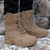 2023 جديد أحذية الثلوج أحذية السلامة الرجالية في الهواء الطلق الأحذية العسكرية القتالية أحذية المشي لمسافات طويلة الرجال أفضل أحذية جيش نعال مقاومة للاهتراء