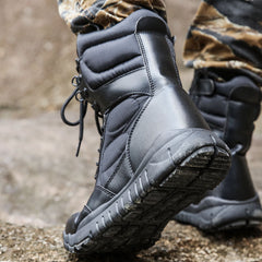 Men's Women's Outdoor Hiking Ultra Light High Heels Boots Army Fan Hunting Mountaineering Military Training Combat Tactical Desert Boots