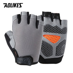 Cycling Gloves MTB Road Riding Gloves Anti-slip Camping Hiking Gloves Gym Fitness Sports Bike Bicycle Glove Half Finger