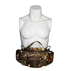 Outdoor camouflage waist bag sports bag wear-resistant shoulder camouflage backpack flannel tactical bag