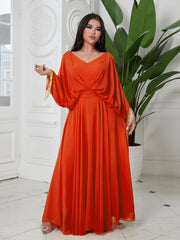 فستان من الشيفون بتصميم أنيق من Fordeal