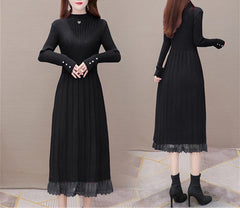 فساتين جديدة لخريف وشتاء 2022 بطول الركبة للسيدات