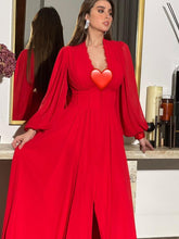 elegant chiffon waist dress