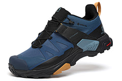Salomon X ULTRA 4 GTX أزرق داكن أسود أحذية رياضية للمشي لمسافات طويلة أحذية كاجوال مقاس 40-46