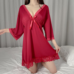 Sexy women's pajamas home pajamas plus size home skirt fashion underwear