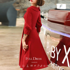 Student graduation dress short ladies birthday party dress holiday dress simple