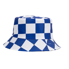 New Fashion Plaid Printed Fisherman Hat Spring Summer Men Ladies Sun Hat Reversible Outdoor Beach Hiking Fishing Hat