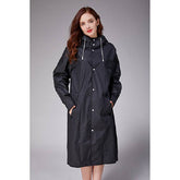 Women Men EVA Long Raincoat Waterproof Rain Coat Jacket for Hiking Travelling Cycling