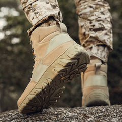 Hiking boots military boots construction site boots waterproof canvas rubber bottom camouflage outdoor training boots sport boots