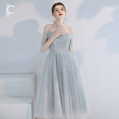 Best-selling new bridesmaid dress temperament 2022 new autumn long gray sister group wedding evening dress female slim dress