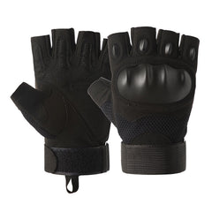 New big shell half-finger gloves military fans outdoor riding  men's and women's sports fitness half-finger gloves male