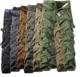 Multi pocket casual pants military pants straight multi pocket pants military streamer pants men's trousers
