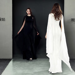 فستان سهرة رائج البيع للسيدات 2023 نموذج أداء مأدبة جديد جو المضيف فستان طويل تنورة صيفية