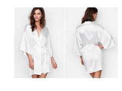 Summer Chinese Bride Wedding Robe Satin Sleepwear Women Nightgown Sexy Nightdress Lady Kimono Bathrobe Gown Negligee