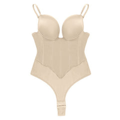 European and American corset one-piece enhanced version with molded cup fishbone corset corset