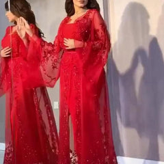 European and American women's sequins big sexy long skirt shawl banquet evening dress