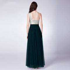 Europe and the United States new waist-length slim off-the-shoulder strapless sexy evening dress