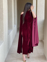 Elegant Velvet Waist Pack Hip Dress