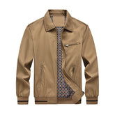 Men's jacket new fashion handsome young and middle-aged outdoor tooling military jacket coat simple trend all-match men's clothing