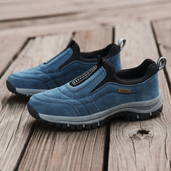 New outdoor leisure sports elderly walking shoes men's large size mountaineering running shoes trend fashion breathable fashion trend temperament men'