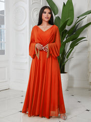 فستان من الشيفون بتصميم أنيق من Fordeal