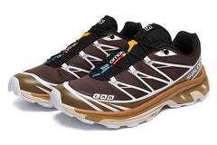 Outdoor Casual SALOMON XT6 ADVANCED Dark Brown Retro Running Shoe Sizes 40-46