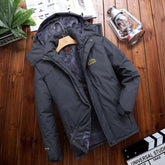 Men's fleece thickened autumn and winter windproof waterproof jacket jacket outdoor cold and warm mountaineering suit