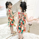 فستان بناتي لربيع وصيف 2020، تنورة صيفية جديدة للأطفال، فستان أميرة من القطن والحرير للفتيات الصغيرات، نمط غربي فائق