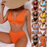 European and American new waist swimsuit independent station Amazon hot selling sexy split