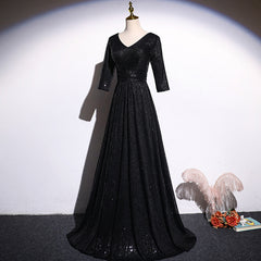 Best-selling new black dress femininity art test host chorus conductor piano performance clothing annual meeting evening dress dress