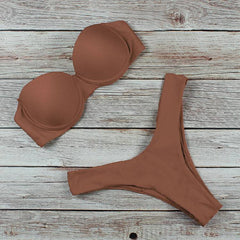 Push Up Bikini Swimwear Women Swimsuit New Leopard Brazilian Bikini Set Bathing Suit Female Summer Beach Wear Biquini