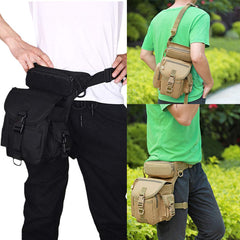 Military Tactical Leg Bag Adjustable Hunting Bag Hunting Fanny Pack Leg Bag Trekking Men's Military Fanny Pack