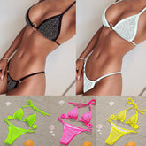 European and America new sexy bikini diamond-encrusted women's swimsuit split swimsuit