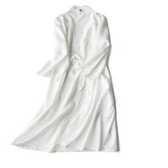 رداء طويل من الدانتيل الحريري رداء نوم صيفي للسيدات رداء نوم نسائي رقيق رداء حمام حريري للسيدات رداء نوم داخلي للنساء