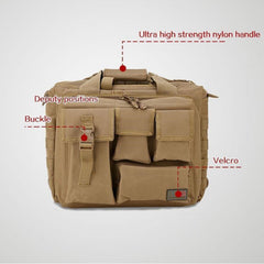 New Military Backpack Tactical Nylon Messenger Shoulder Bag Laptop Handbag Briefcase Outdoor Multifunctional Mountaineering Bag