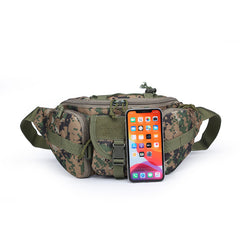 SS Outdoor Waist Bag Men's Tactical Waterproof Molle Camouflage Hunting Hiking Mountaineering Nylon Phone Belt Bag Combat Bag